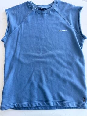 Ron Dorff Blue Sleeveless Sweatshirt